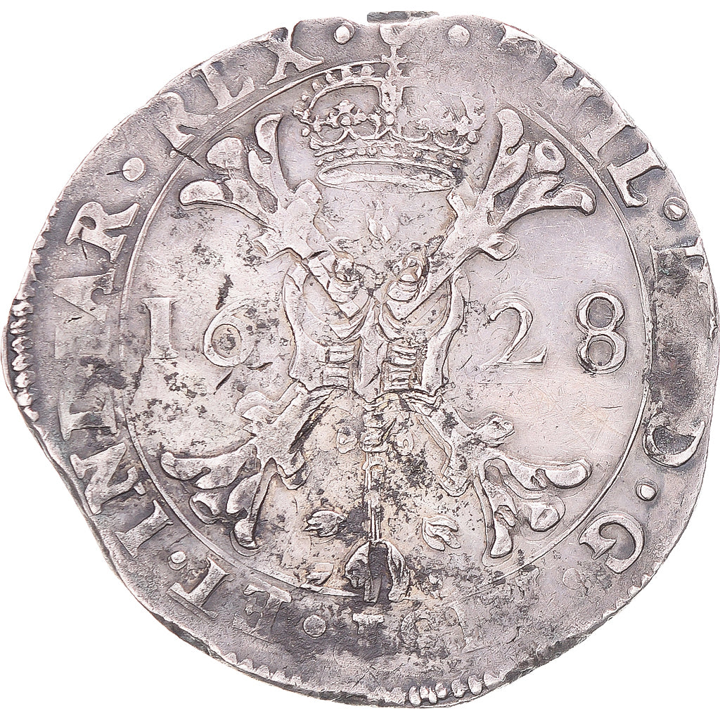 Coin, Spanish Netherlands, BRABANT, Philip IV, Patagon, 1628, Anvers, EF(40-45)