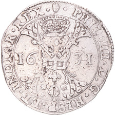 Coin, Spanish Netherlands, BRABANT, Philip IV, Patagon, 1631, Anvers, AU(50-53)