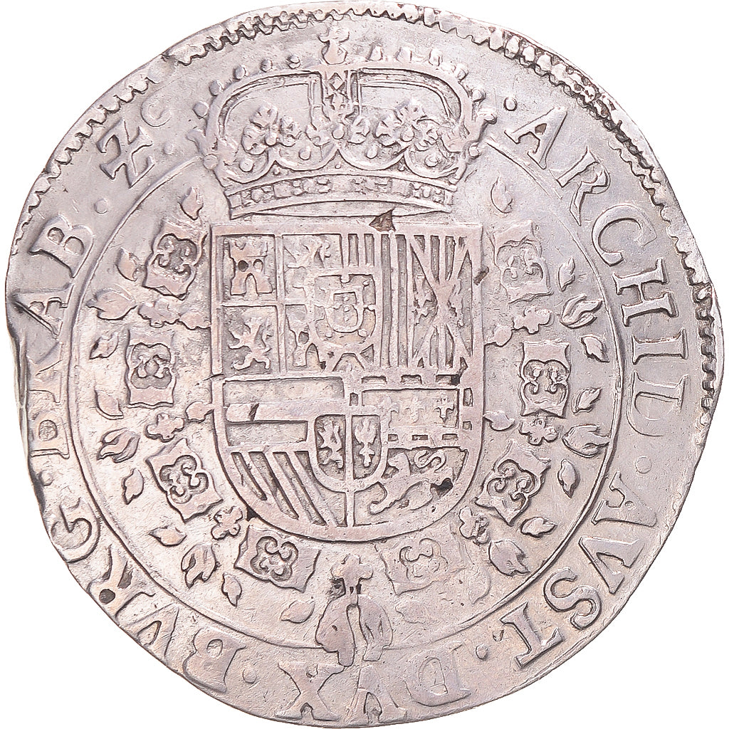 Coin, Spanish Netherlands, BRABANT, Philip IV, Patagon, 1631, Anvers, AU(50-53)