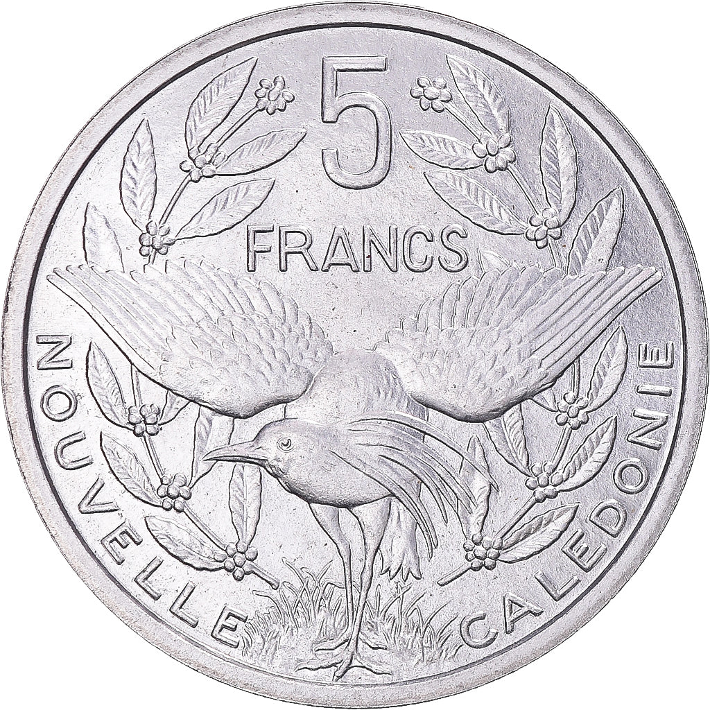 Moneta, Nowa Kaledonia, 5 Francs, 1952, Paris, PRÓBA, MS(65-70), Aluminium