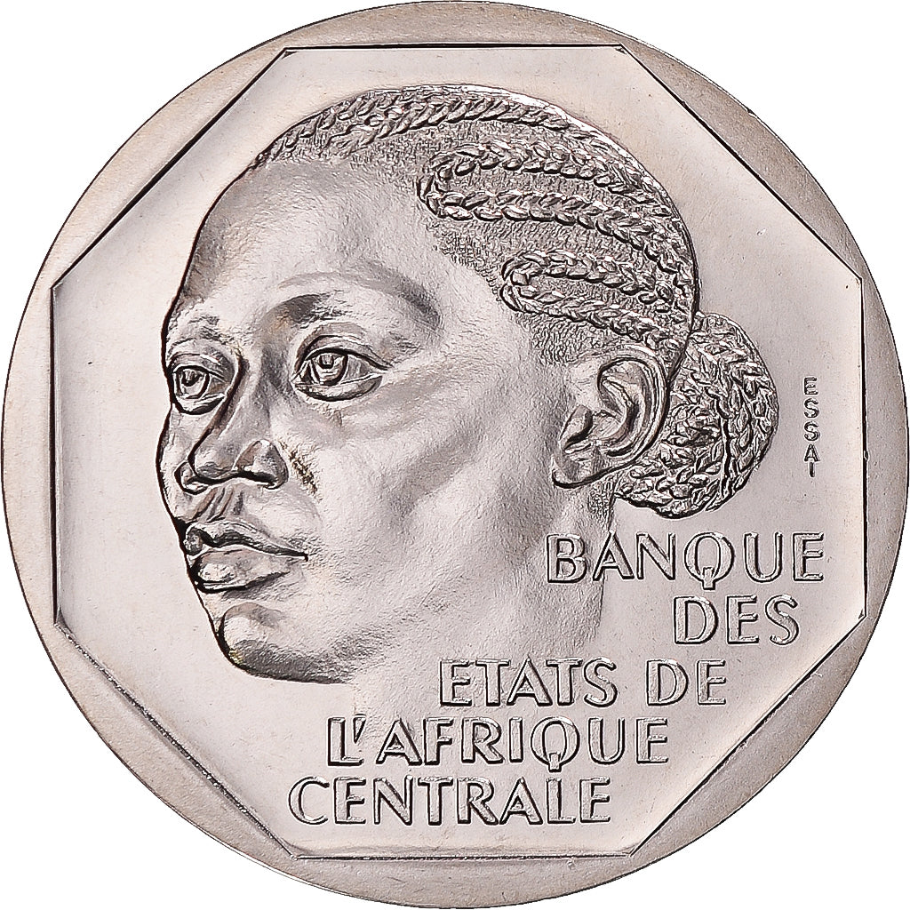 Coin, Central African Republic, 500 Francs, 1985, Paris, ESSAI, MS(65-70)