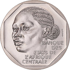 Coin, Central African Republic, 500 Francs, 1985, Paris, ESSAI, MS(65-70)