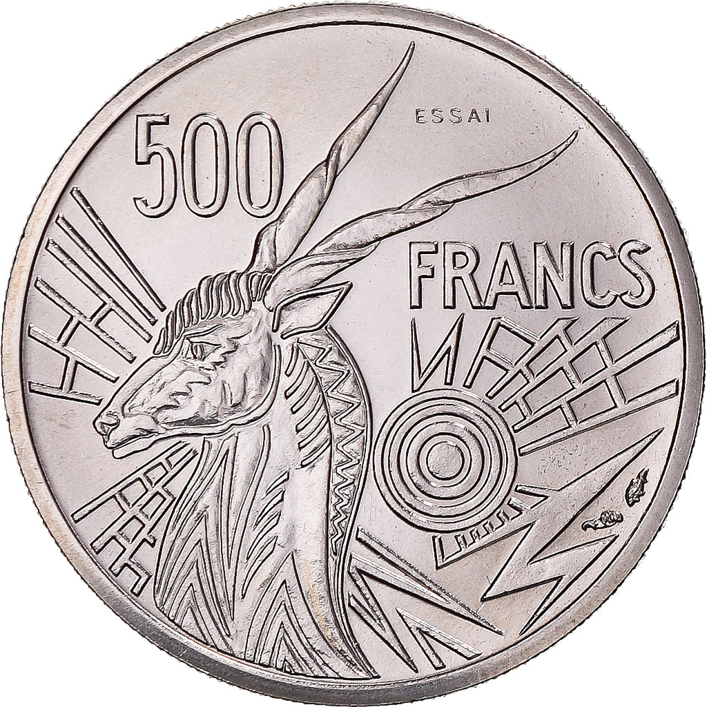 Monnaie, États de l'Afrique centrale, 500 Francs, 1976, Paris, ESSAI, FDC