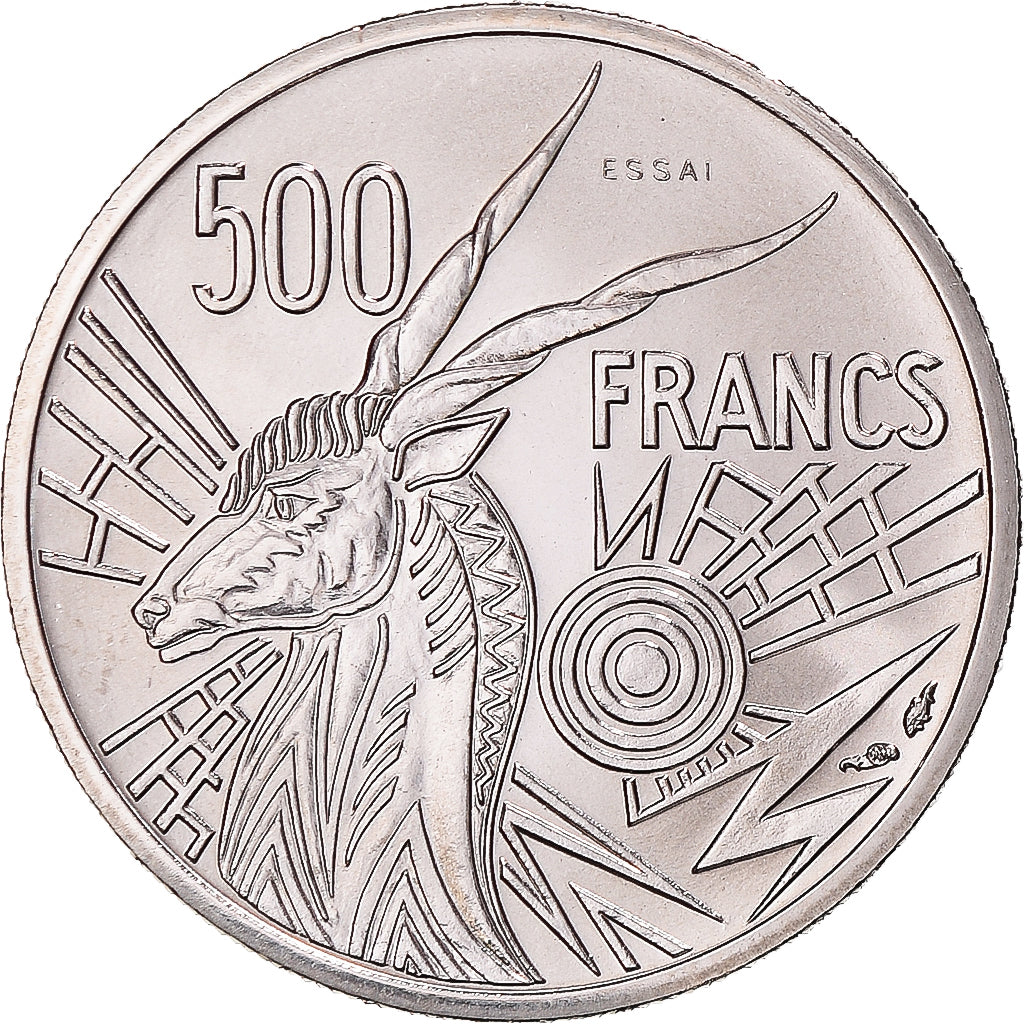 Monnaie, États de l'Afrique centrale, 500 Francs, 1976, Paris, ESSAI, FDC
