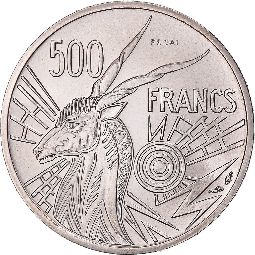 Monnaie, États de l'Afrique centrale, 500 Francs, 1976, Paris, ESSAI, FDC