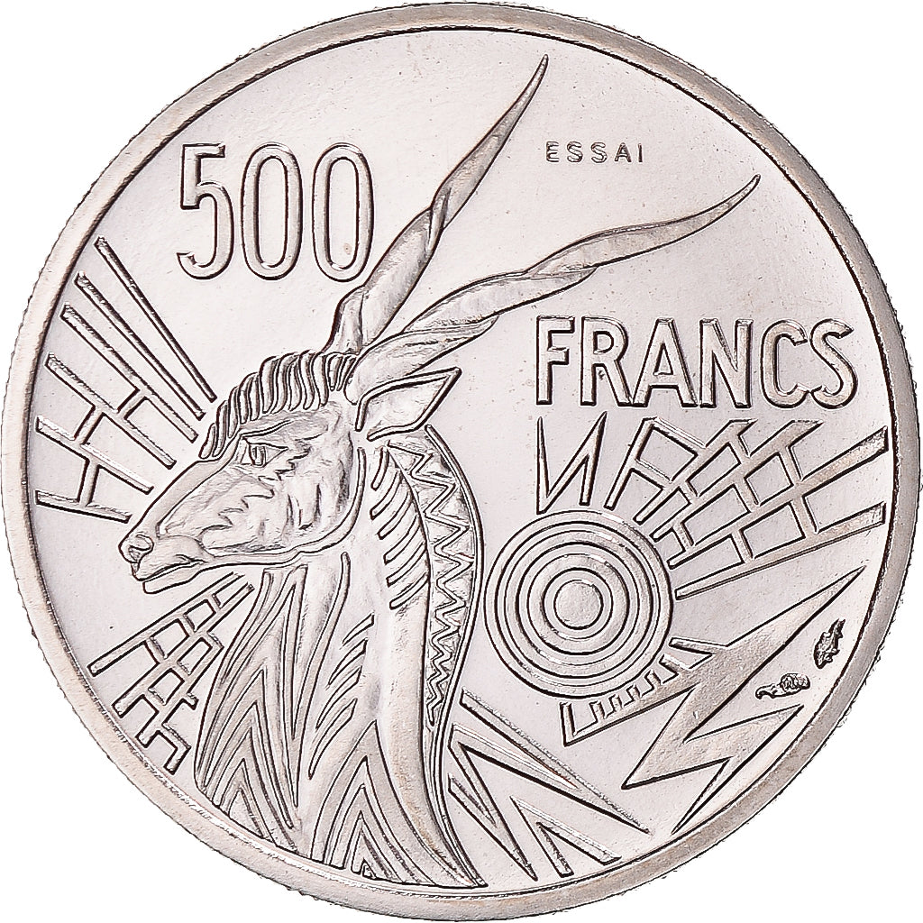 Monnaie, États de l'Afrique centrale, 500 Francs, 1976, Paris, ESSAI, FDC