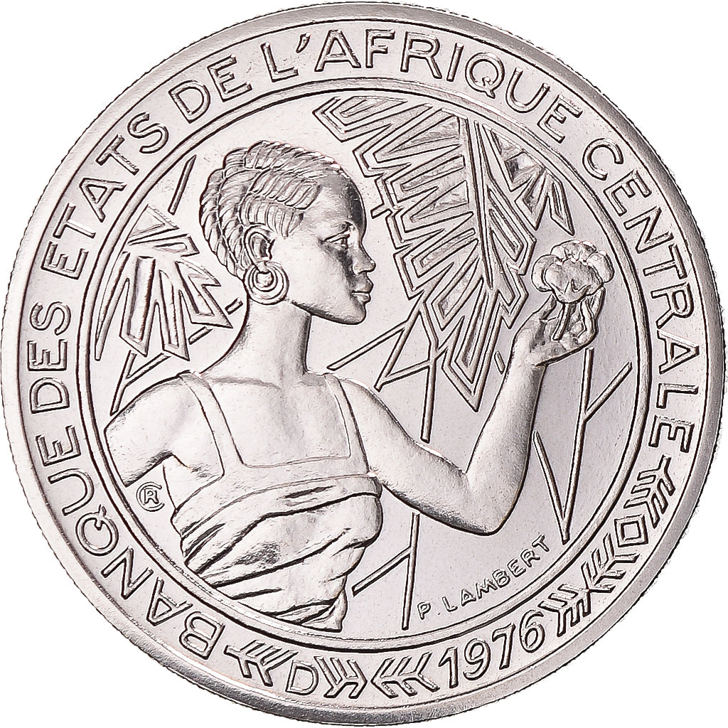 Monnaie, États de l'Afrique centrale, 500 Francs, 1976, Paris, ESSAI, FDC
