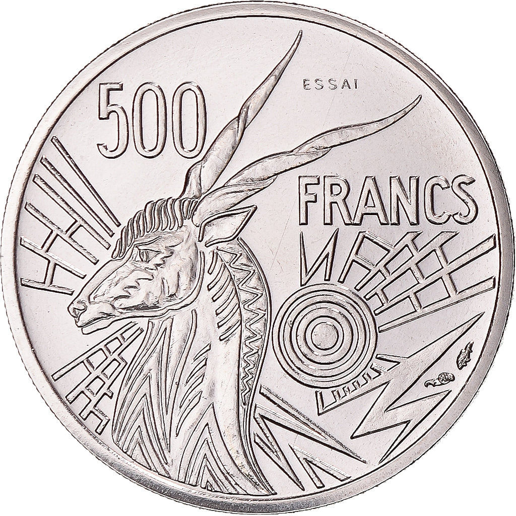 Monnaie, États de l'Afrique centrale, 500 Francs, 1976, Paris, ESSAI, FDC