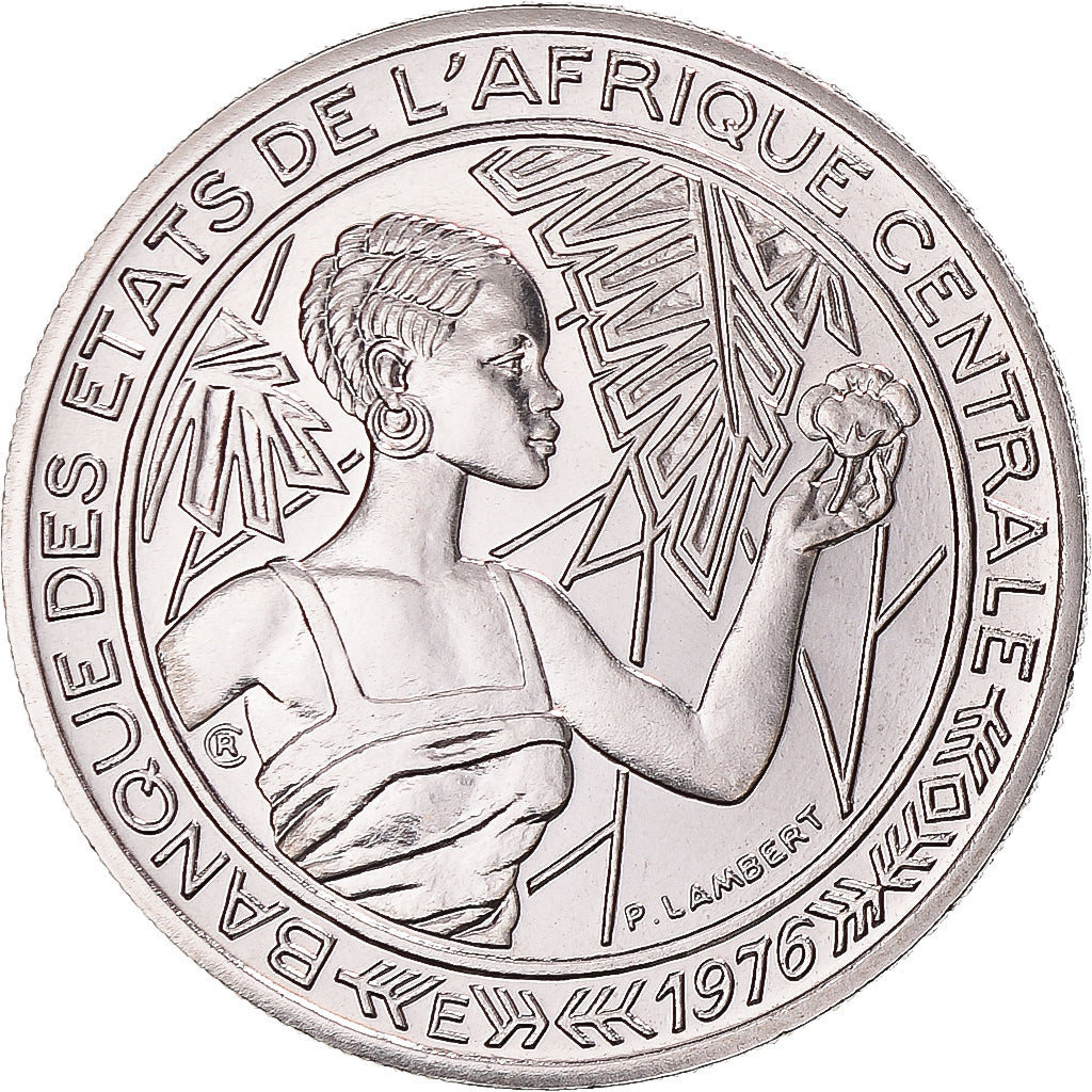Monnaie, États de l'Afrique centrale, 500 Francs, 1976, Paris, ESSAI, FDC
