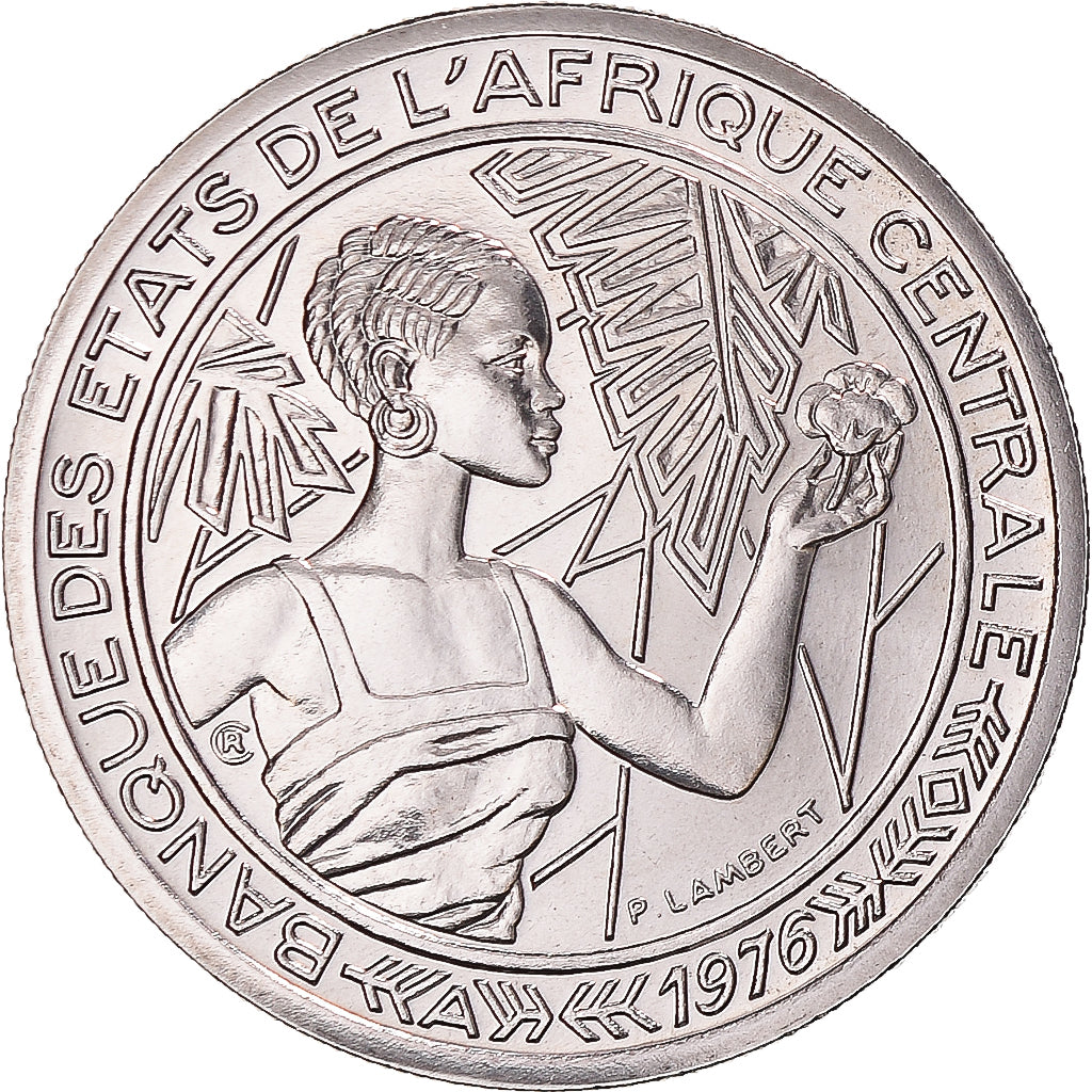 Monnaie, États de l'Afrique centrale, 500 Francs, 1976, Paris, ESSAI, FDC