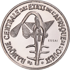 Coin, West African States, 50 Francs, 1972, Paris, ESSAI, MS(65-70)