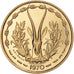 Coin, West African States, 25 Francs, 1970, Paris, ESSAI, MS(65-70)