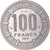 Moeda, Gabão, 100 Francs, 1975, Paris, ENSAIO, MS(65-70), Níquel, KM:E6