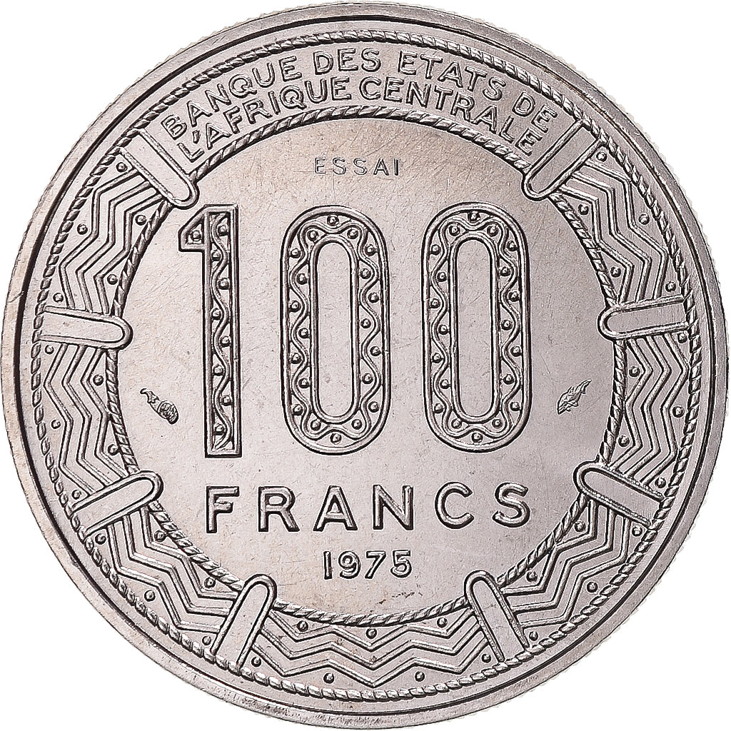 Monnaie, Cameroun, 100 Francs, 1975, Paris, ESSAI, FDC, Nickel, KM:E16