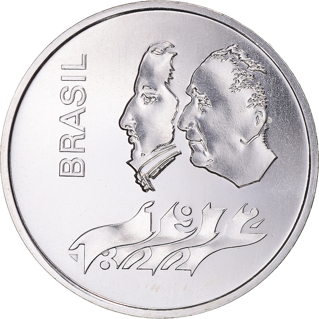 Coin, Brazil, 20 Cruzeiros, 1972, Paris, ESSAI, MS(65-70), Silver, KM:Pr6