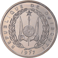 Coin, Djibouti, 100 Francs, 1977, Paris, ESSAI, MS(65-70), Copper-nickel, KM:E7
