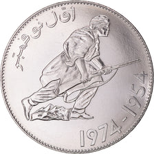 Coin, Algeria, 5 Dinars, 1974, Paris, ESSAI, MS(65-70), Nickel, KM:E6