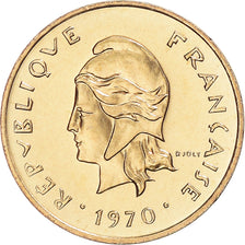 Coin, New Hebrides, Franc, 1970, Paris, ESSAI, MS(65-70)