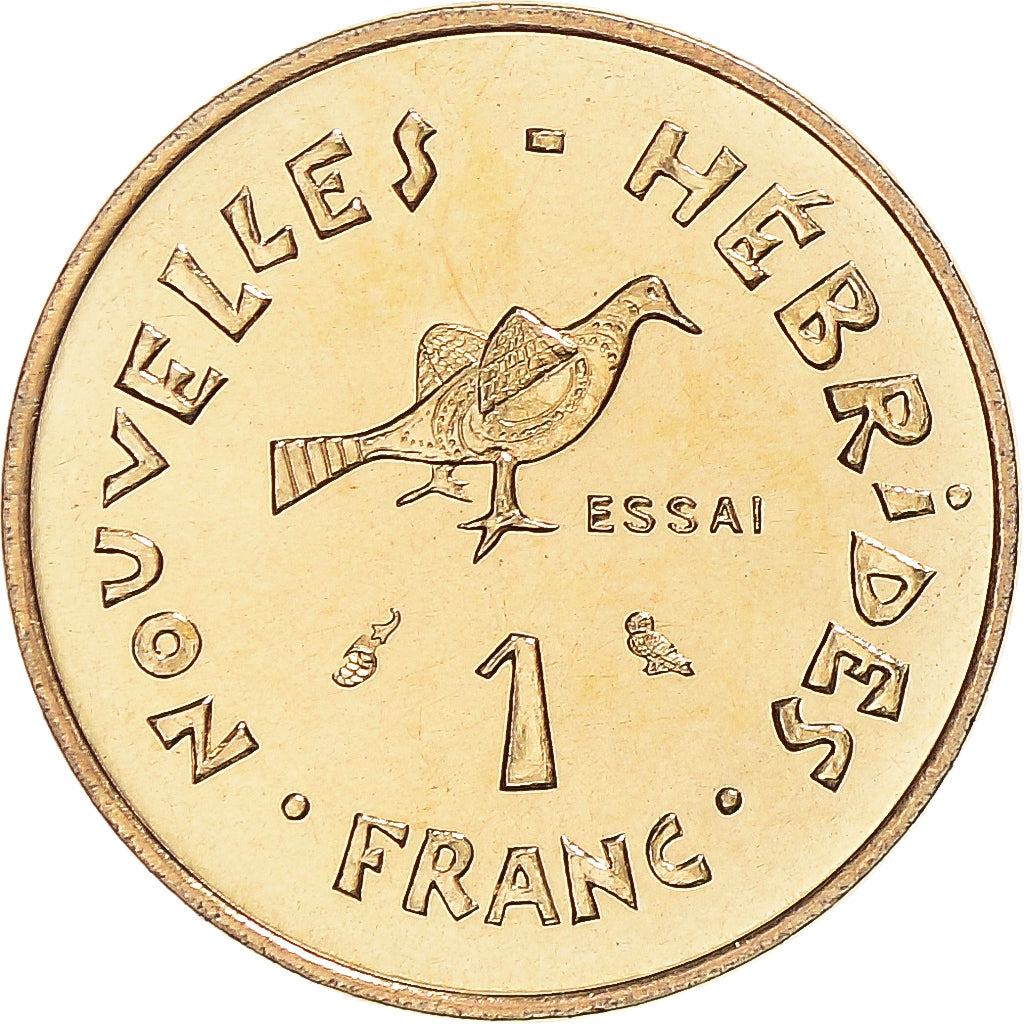 Coin, New Hebrides, Franc, 1970, Paris, ESSAI, MS(65-70)