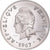 Moeda, Polinésia Francesa, 50 Francs, 1967, Paris, ENSAIO, MS(65-70), Níquel