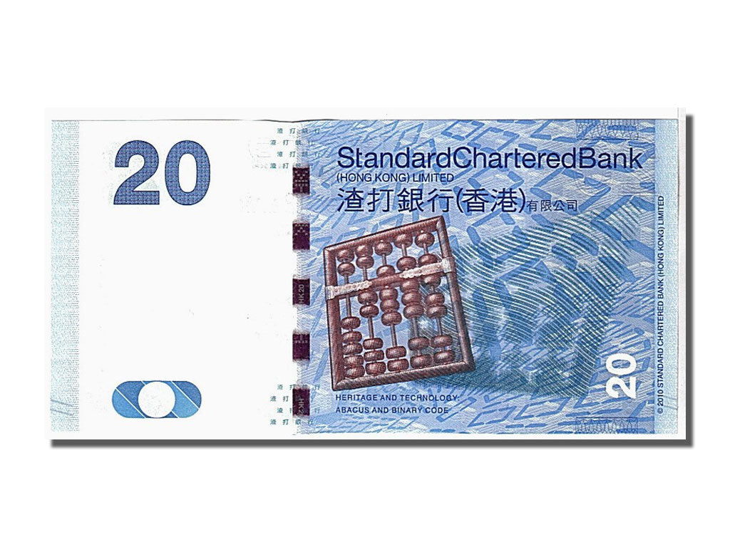 Banknote, Hong Kong, 20 Dollars, 2010, KM:297a, UNC(65-70)