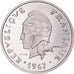 Coin, French Polynesia, 20 Francs, 1967, Paris, ESSAI, MS(65-70), Nickel, KM:E2