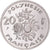 Moneta, Polinezja Francuska, 20 Francs, 1967, Paris, PRÓBA, MS(65-70), Nikiel