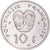 Moeda, Polinésia Francesa, 10 Francs, 1967, Paris, ENSAIO, MS(65-70), Níquel