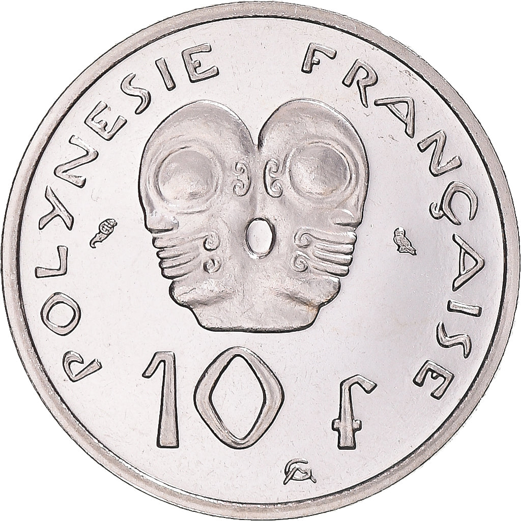 Coin, French Polynesia, 10 Francs, 1967, Paris, ESSAI, MS(65-70), Nickel, KM:E1