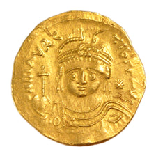 Maurice Tiberius 582-602, Solidus, Constantinople, AU(55-58), Gold, 4.20