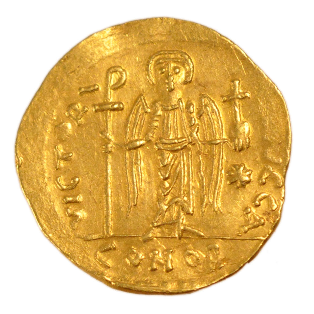Maurice Tiberius 582-602, Solidus, Constantinople, AU(55-58), Gold, 4.20