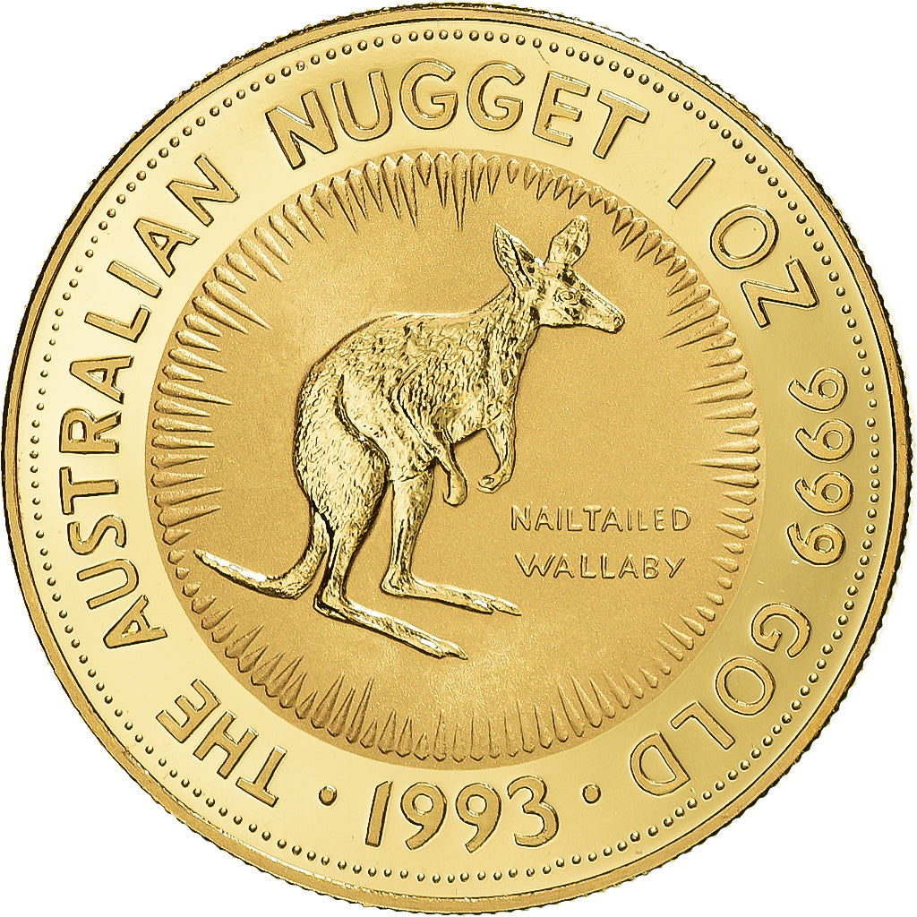 Coin, Australia, Elizabeth II, Australian Nugget, 100 Dollars, 1993, 1 Oz