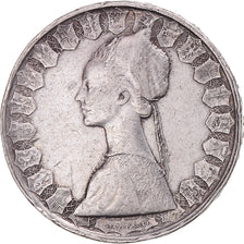 Coin, Italy, 500 Lire, 1960, Rome, EF(40-45), Silver, KM:98