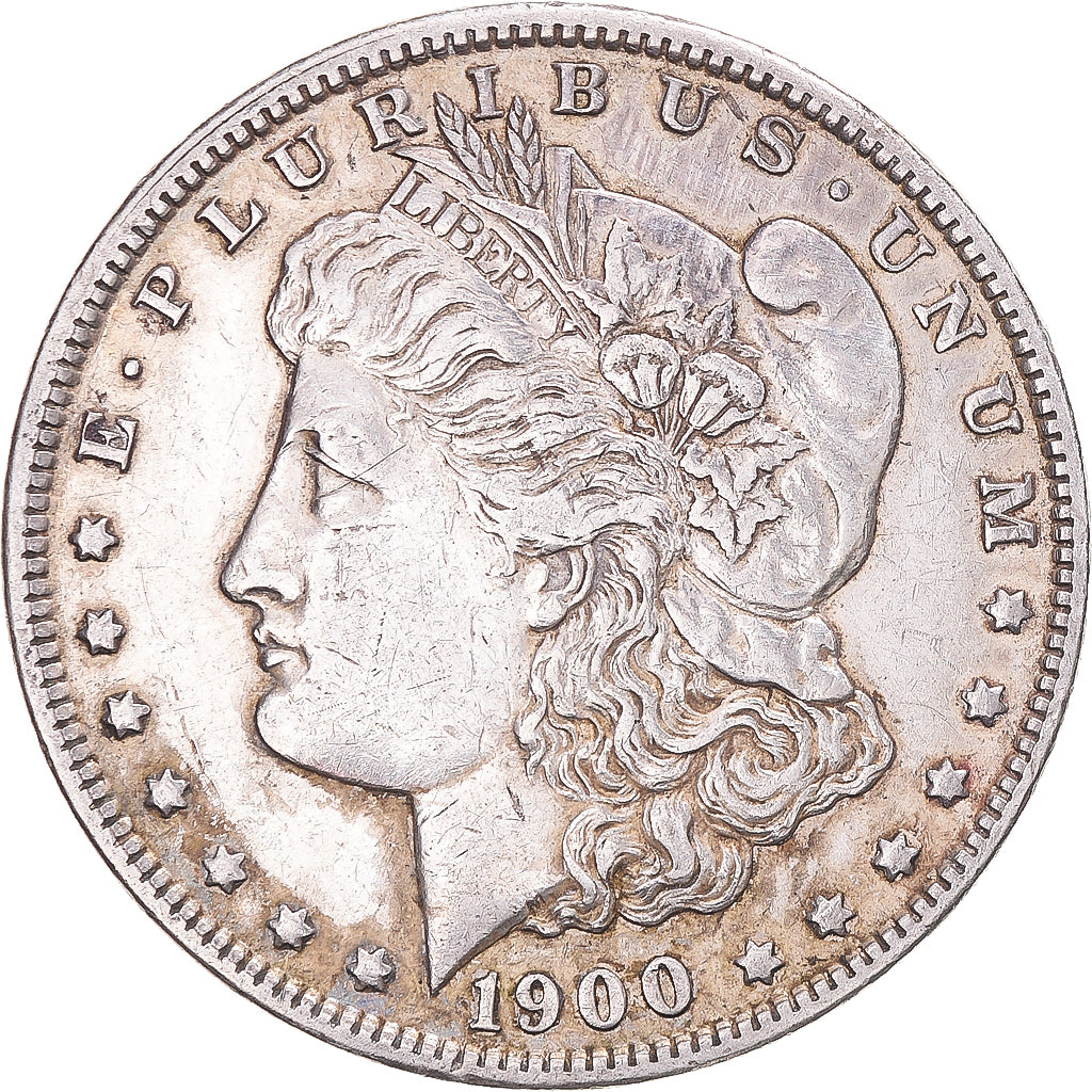 Coin, United States, Morgan dollar, 1900, U.S. Mint, New Orleans, EF(40-45)