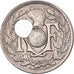 Moneta, Francja, Lindauer, 5 Centimes, 1939, Paris, Otwór poza środkiem