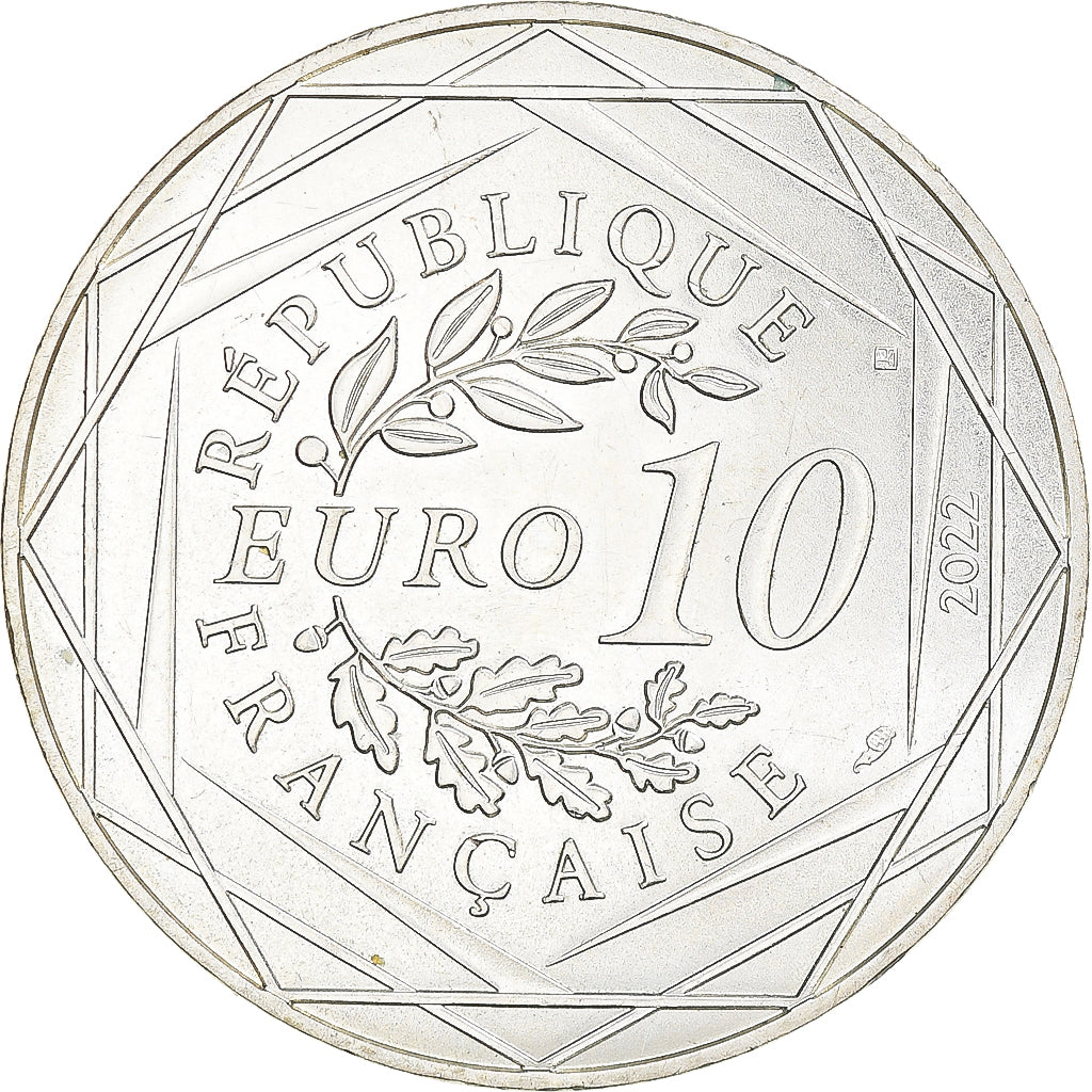 France, 10 Euro, Axtérix - courage, 2022, Monnaie de Paris, MS(63), Silver