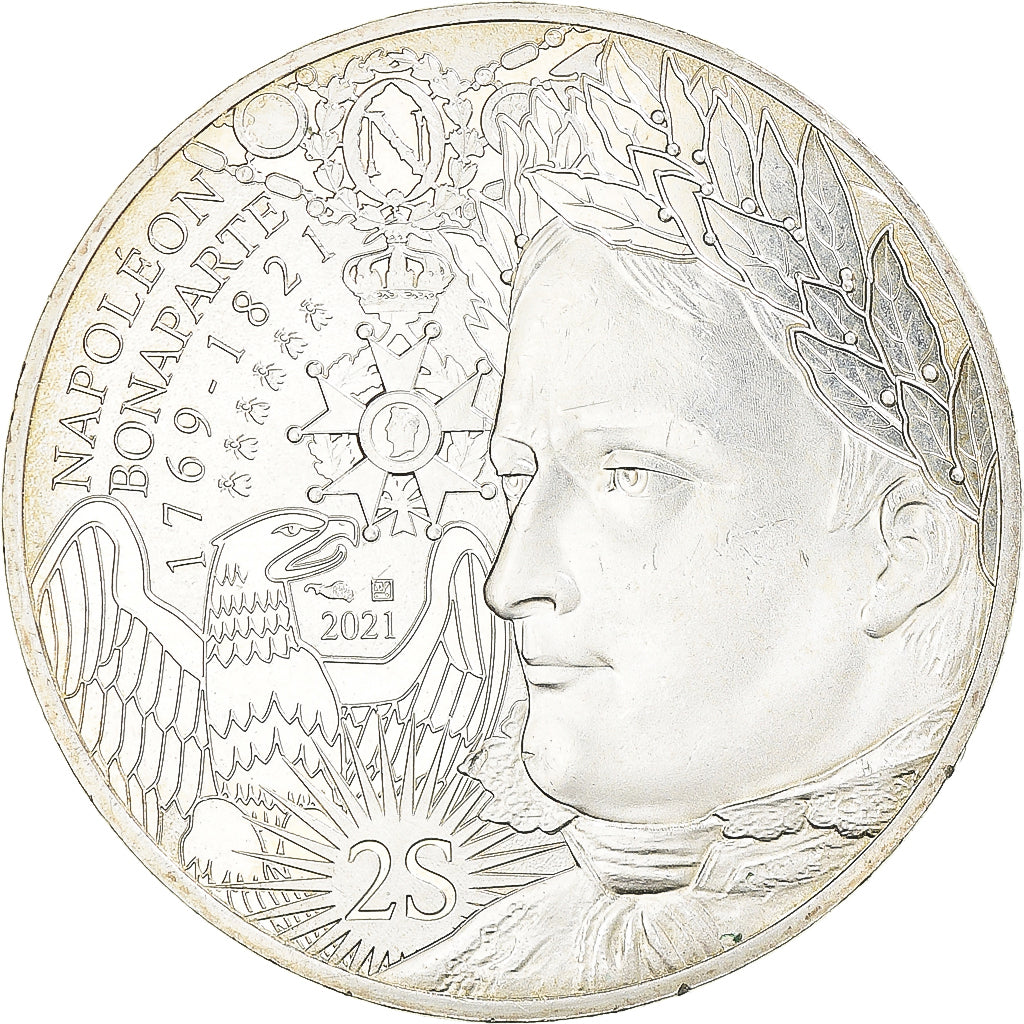 Francia, 10 Euro, 200 Ans de la Mort de Napoléon, 2021, Monnaie de Paris, SC