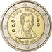 Belgium, 2 Euro, Louis Braille, 2009, Brussels, UNC, Bi-Metallic, KM:288