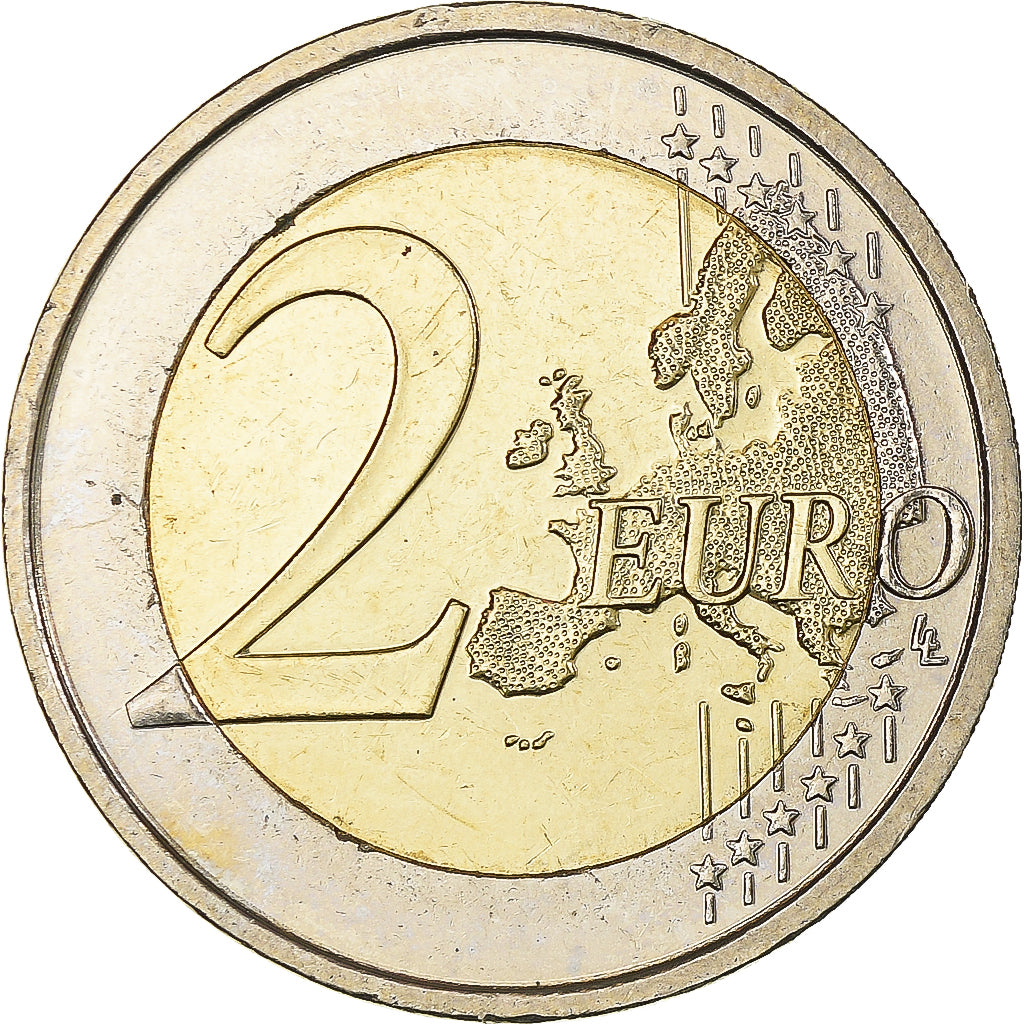 Belgium, 2 Euro, Louis Braille, 2009, Brussels, UNC, Bi-Metallic, KM:288