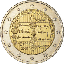 Austria, 2 Euro, State Treaty, 2005, Vienna, UNC, Bi-Metallic, KM:3124