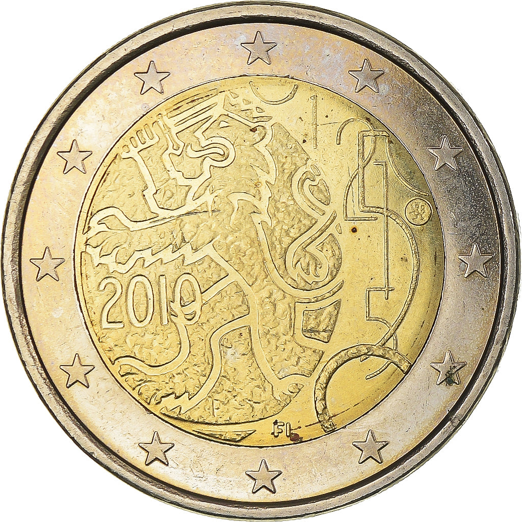 Finland, 2 Euro, Finnish Currency, 2010, Vantaa, UNC, Bi-Metallic, KM:154