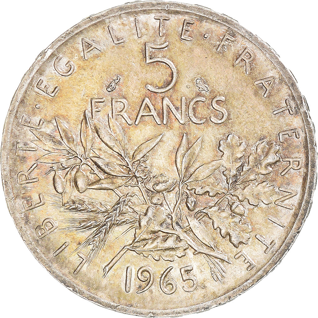 Monnaie, France, Semeuse, 5 Francs, 1965, Paris, TTB+, Argent, Gadoury:770
