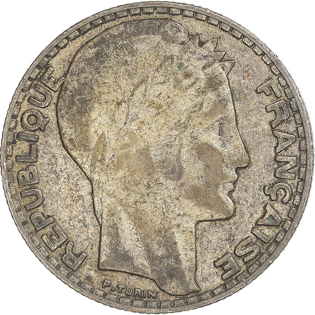 Coin, France, Turin, 10 Francs, 1933, Paris, VF(30-35), Silver, KM:878