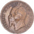 Coin, Italy, Vittorio Emanuele II, 10 Centesimi, 1862, Milan, punched