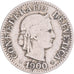 Moneta, Svizzera, 10 Rappen, 1900, Bern, MB, Rame-nichel, KM:27