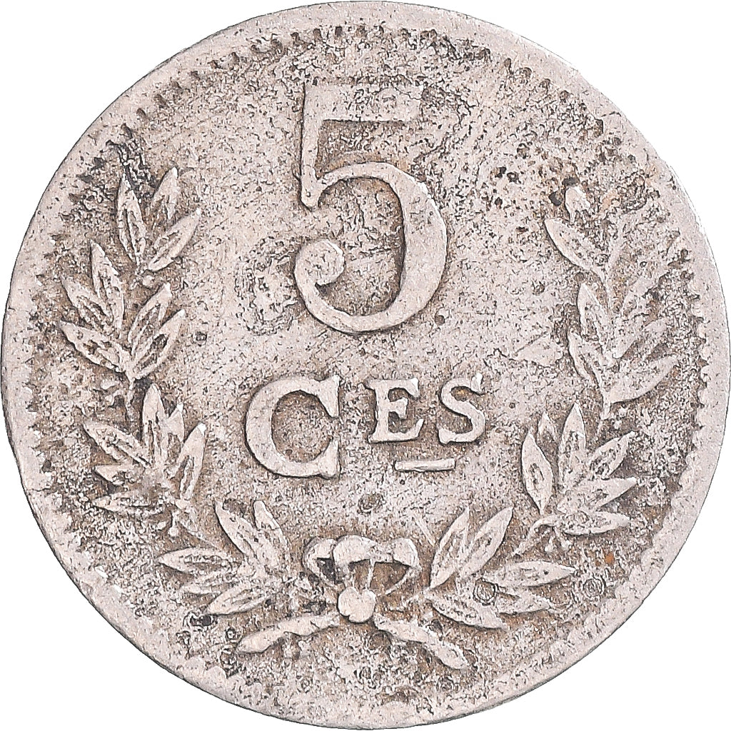 Coin, Luxembourg, Charlotte, 5 Centimes, 1924, VF(30-35), Copper-nickel, KM:33