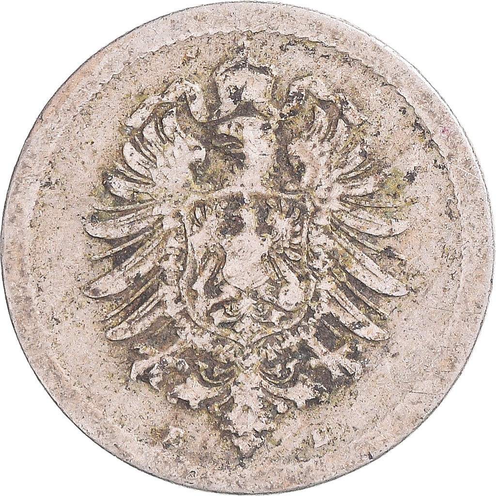 Münze, GERMANY - EMPIRE, Wilhelm I, 5 Pfennig, 1874, Muldenhütten, S