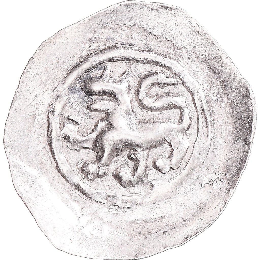 Coin, Évêché de Strasbourg, Conrad de Lichtenberg, Denier, silver
