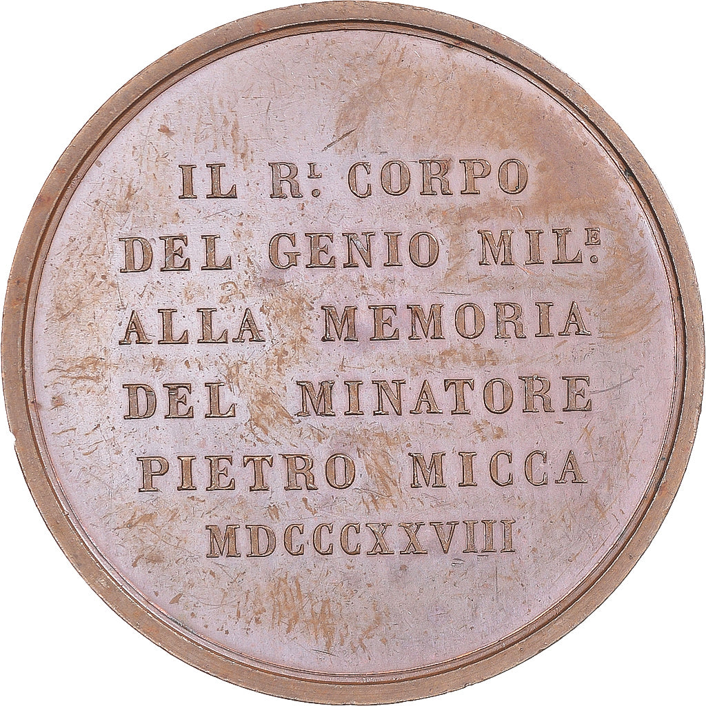 Italy, Medal, Carlo Felice, 1828, Savoia, MS(60-62), Bronze