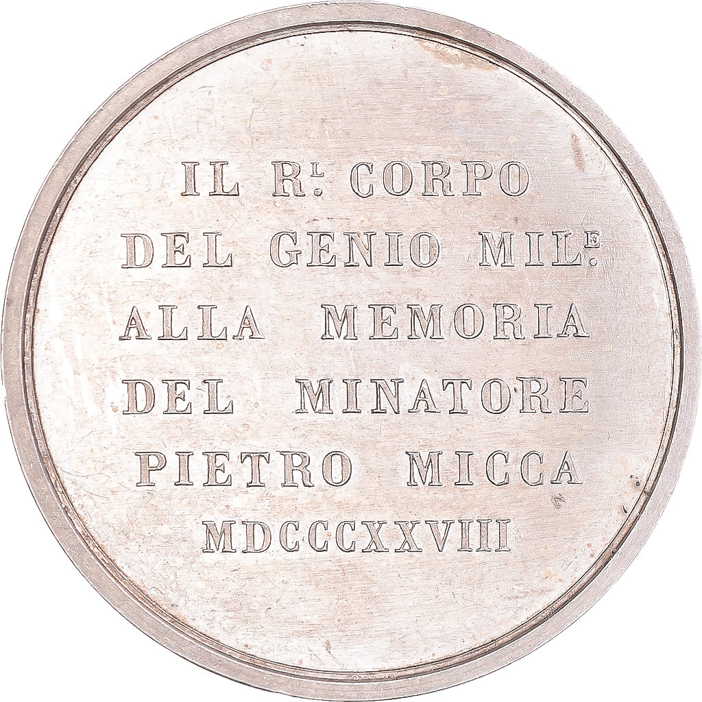 Italy, Medal, Carlo Felice, 1828, Savoia, AU(55-58), Silver
